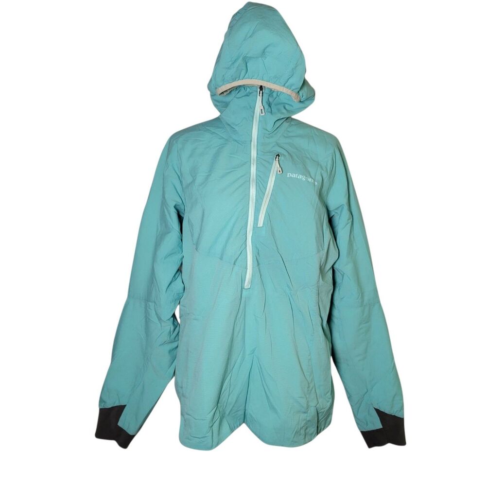 Patagonia Nano-Air Light Hybrid Hoody Pullover Jacket Blue Teal L Gorpcore